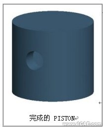proengineer 入門教程(創建線性孔與將顏色應用到模型中)proe設計案例圖片15