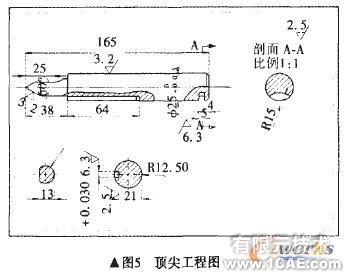 基于SolidWorks的銑床頂尖座三維參數化設計solidworks simulation應用技術圖片圖片5