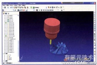 POWERMILL在發(fā)動機(jī)葉輪數(shù)控編程中的應(yīng)用+項(xiàng)目圖片圖片2