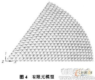 索桿球面網殼結構的設計與分析+有限元項目服務資料圖圖片4