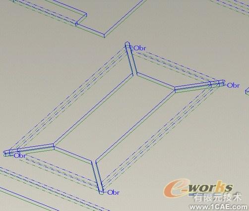 proe鈑金件設計中法蘭壁的使用proe產品設計圖圖片6