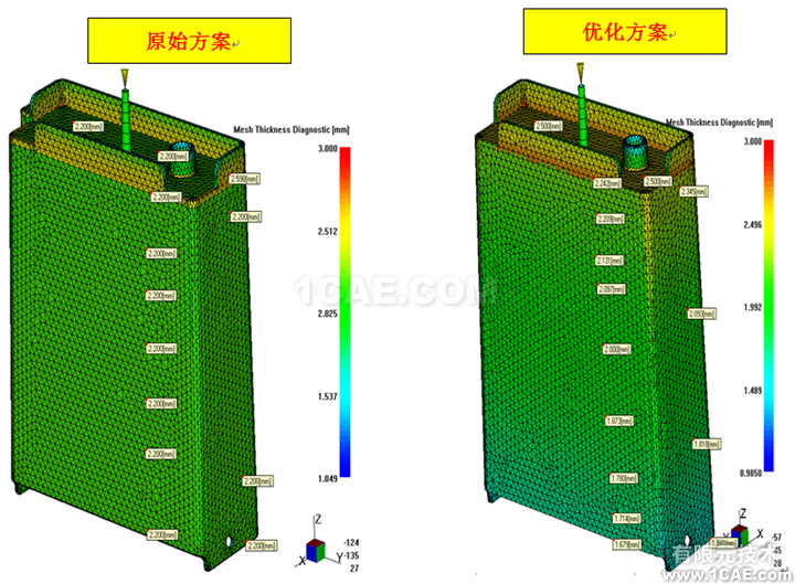 Moldflow針對薄殼盒體容器的注塑分析和優化moldflow仿真分析圖片10