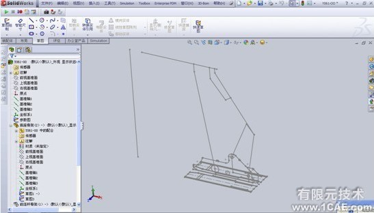 SolidWorks坐標系完善Top-Down設計solidworks simulation分析圖片3