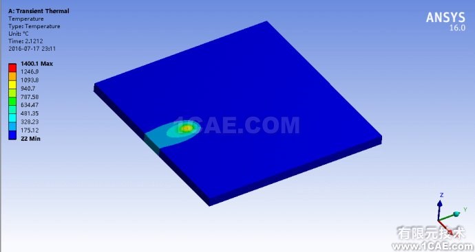 ANSYS <wbr>Workbench移動熱源施加 ANSYS <wbr>Workbench移動熱源施加