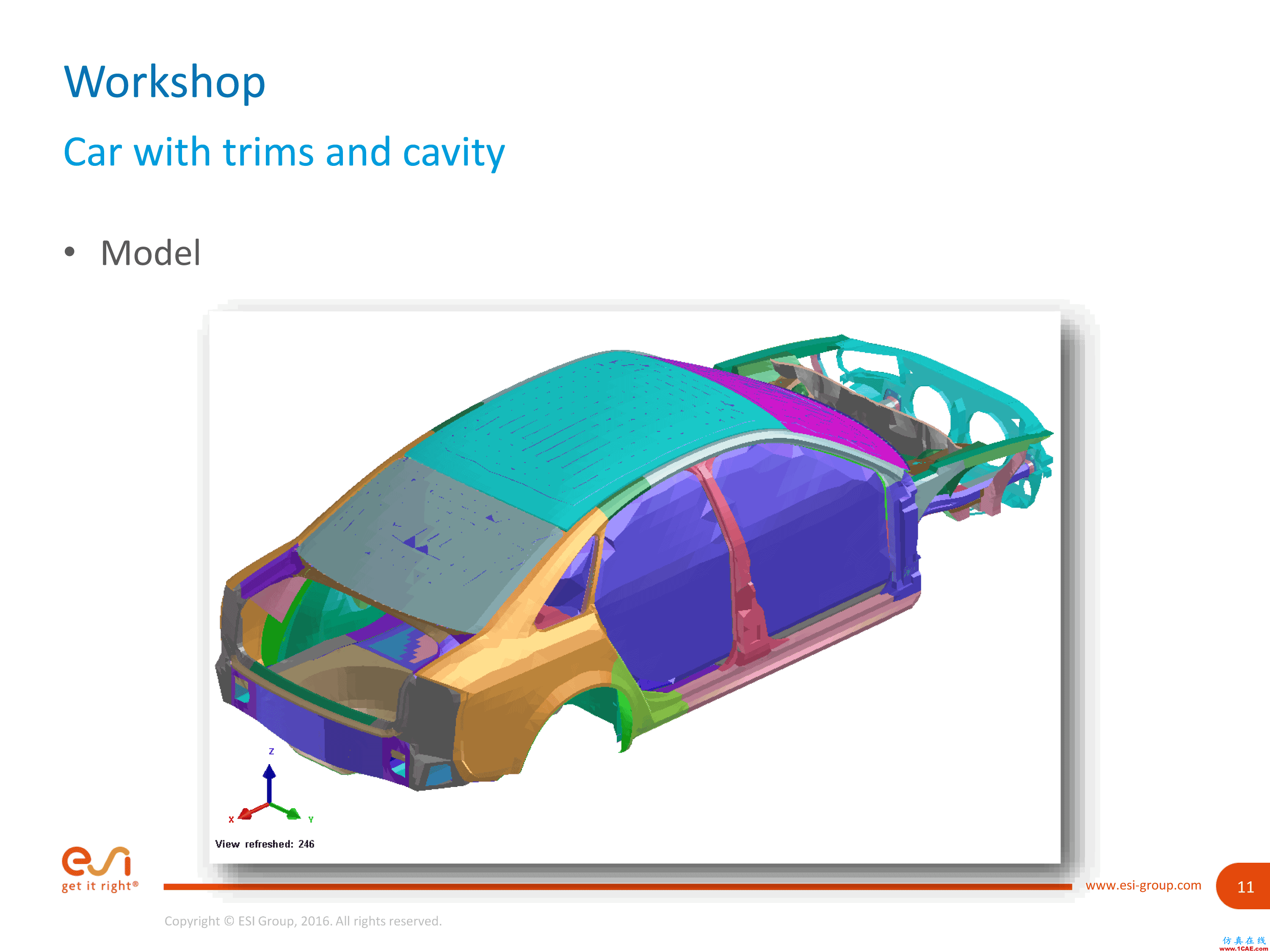 培訓視頻 | 如何計算VPS中具有內飾的車輛結構聲響應cae-fea-theory圖片12