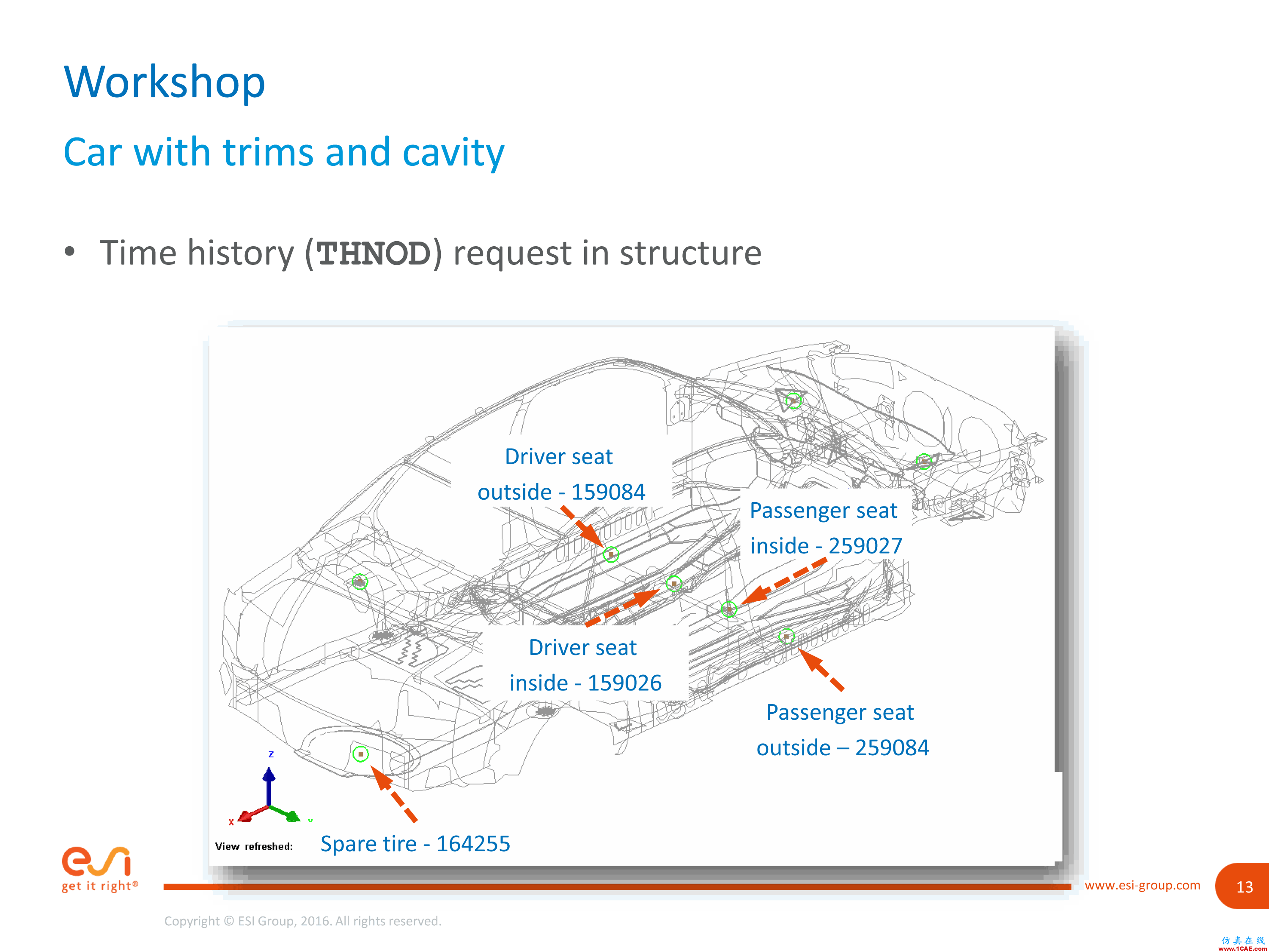 培訓視頻 | 如何計算VPS中具有內飾的車輛結構聲響應cae-fea-theory圖片14