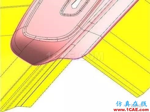 汽車模復雜曲面分型面是如何創建的？技巧都在這！autoform培訓的效果圖片6
