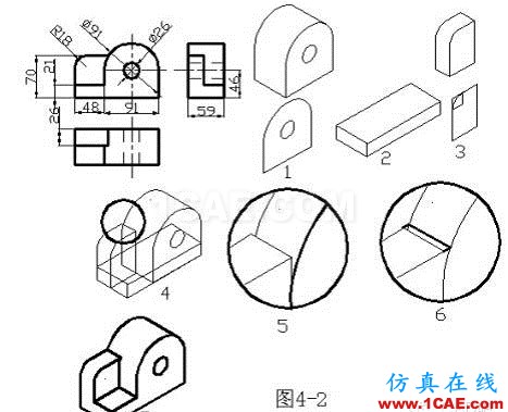 AutoCAD繪等軸測圖 AutoCAD繪等軸測圖AutoCAD學習資料圖片2