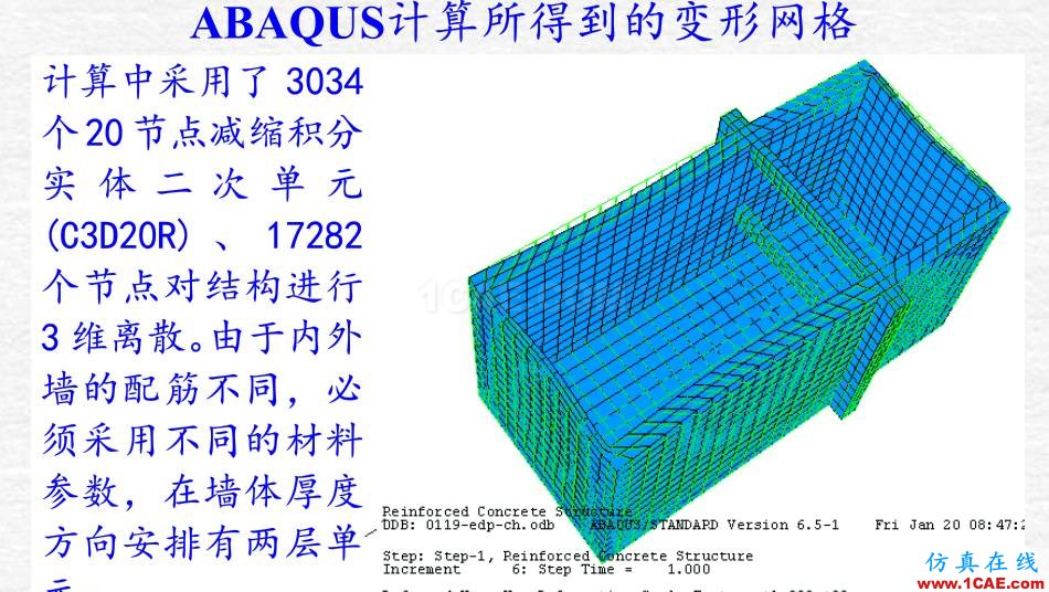 鋼筋混凝土墻體ABAQUS 數值計算abaqus有限元分析案例圖片8