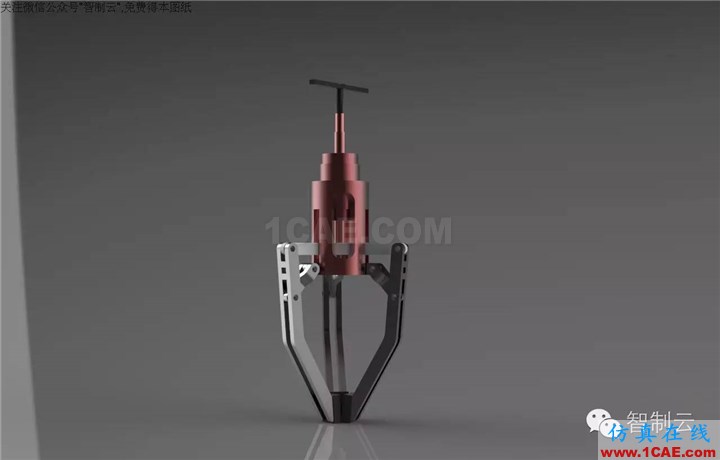 【工程機械】三爪夾持器三維建模圖紙 solidworks設計下載solidworks simulation應用技術圖片3