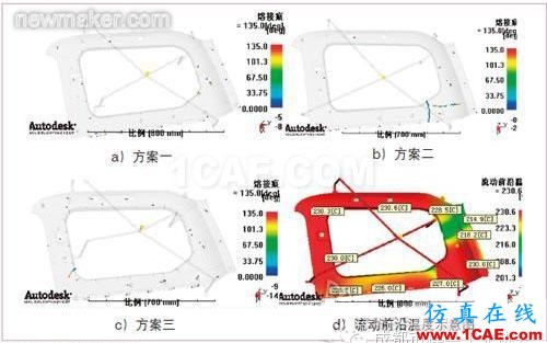 基于Moldflow的汽車內飾板澆注系統設計moldflow注塑分析圖片13