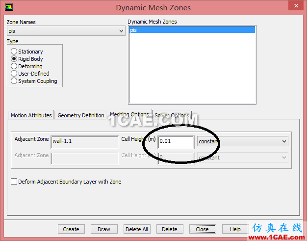 Fluent動網格一個簡單實例(dynamic wbrmesh) Fluent動網格一個簡單實例(dynamic wbrmesh)
