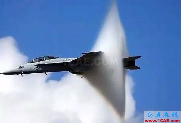 飛機(jī)超音速飛行突破音障瞬間,場面驚人!Actran培訓(xùn)教程圖片3