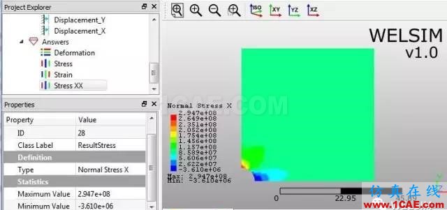 帶孔平板結構的應力分析ansys workbanch圖片21