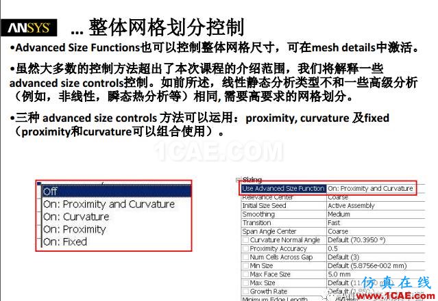 ansys技術專題之 網格劃分ansys培訓課程圖片8