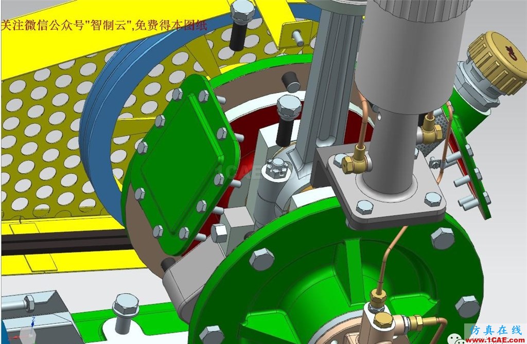 【工程機械】電動空氣壓縮機3D模型 UG(NX)設計 空壓機數模ug設計圖片4