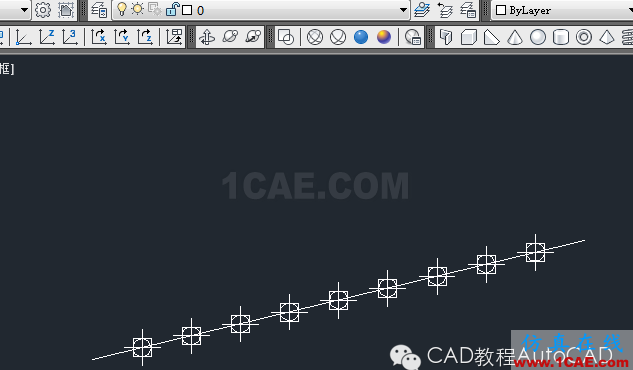 【AutoCAD教程】為什么在cad里用div后看不見等分后的效果呢?AutoCAD技術圖片2