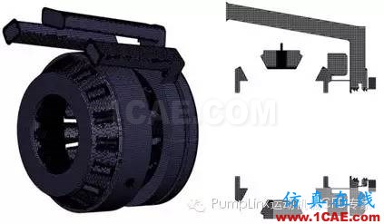 高速軸承潤滑密封CFD分析技術簡報Pumplinx旋轉機構有限元分析圖片5