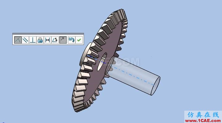 SOLIDWORKS圓錐齒輪的仿真solidworks simulation應用技術圖片7