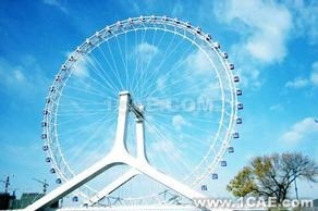 摩天輪的三維建模和有限元分析邊界設定
