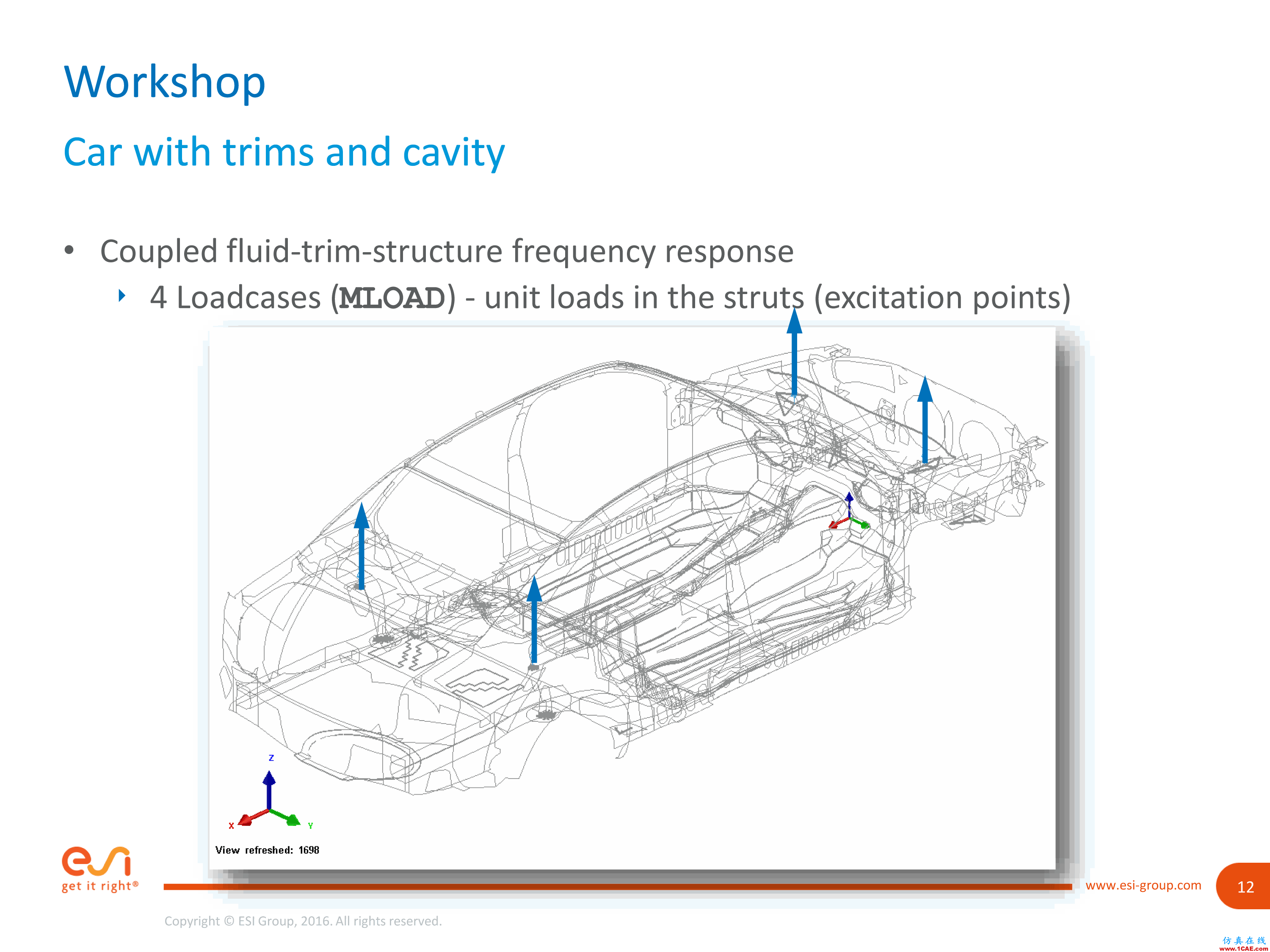 培訓視頻 | 如何計算VPS中具有內飾的車輛結構聲響應cae-fea-theory圖片13