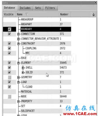 ANSA小竅門-“設置ABAQUS子結構”ANSA分析圖片2