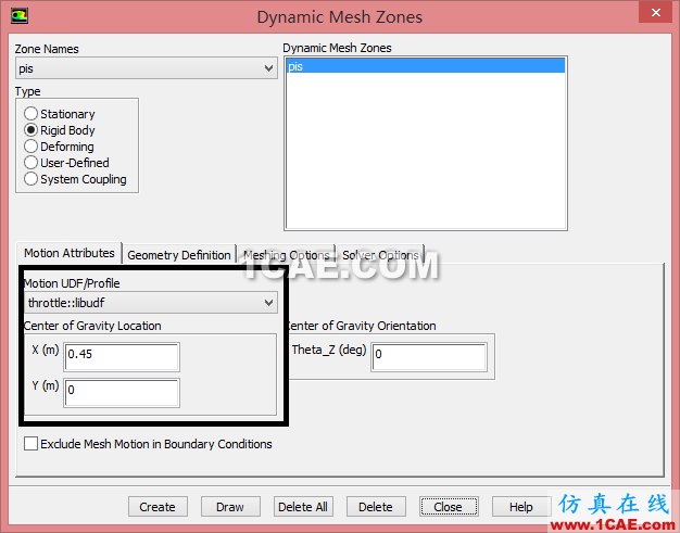 Fluent動網格一個簡單實例(dynamic wbrmesh) Fluent動網格一個簡單實例(dynamic wbrmesh)