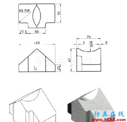UG/NX同步建模教程(12)之拉伸與布爾運算ug培訓課程圖片2