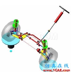 獨立懸架中轉向驅動軸布置的仿真優化 - 林子 - 林子清風 CAE/CFD工作室 懸架動力學仿真模型
