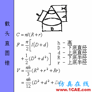 快接收,工程常用的各種圖形計算公式都在這了!AutoCAD學習資料圖片46