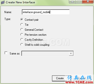 案例：板磚跌落應用，hypermesh設置surface contacthypermesh培訓教程圖片10