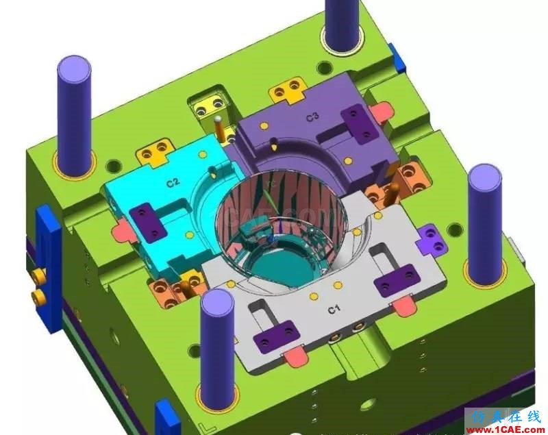 吸塵器塵桶的UG全3D設計案例ug設計圖片5