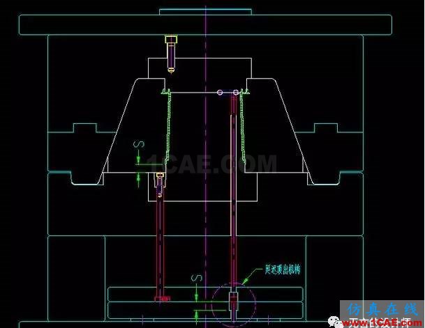 ug模具設計之其它頂出方式-前模頂出，油缸頂出-延遲頂出！ug模具設計技術圖片3
