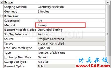 image ANSYS Workbench中劃分網(wǎng)格的幾種方法(入門篇)ansys workbanch圖片7