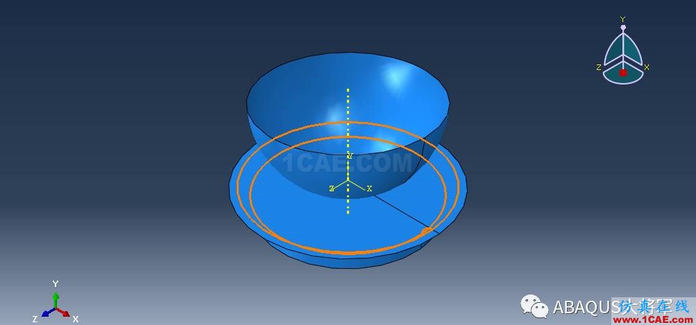 ABAQUS案例的Abaqus/CAE再現——半球形沖頭沖壓薄板abaqus有限元培訓資料圖片12