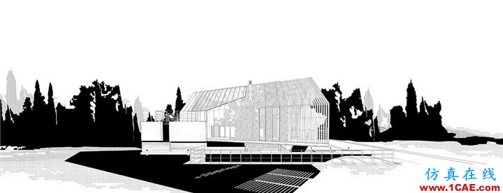 效果圖的藝術:用SketchUp, AutoCAD 和 Photoshop創造絕佳的水彩效果AutoCAD技術圖片10