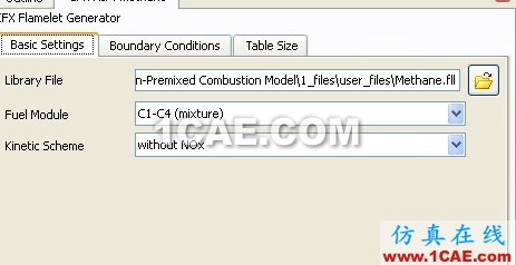 CFX中的Flamelet wbrModel CFX中的Flamelet wbrModel