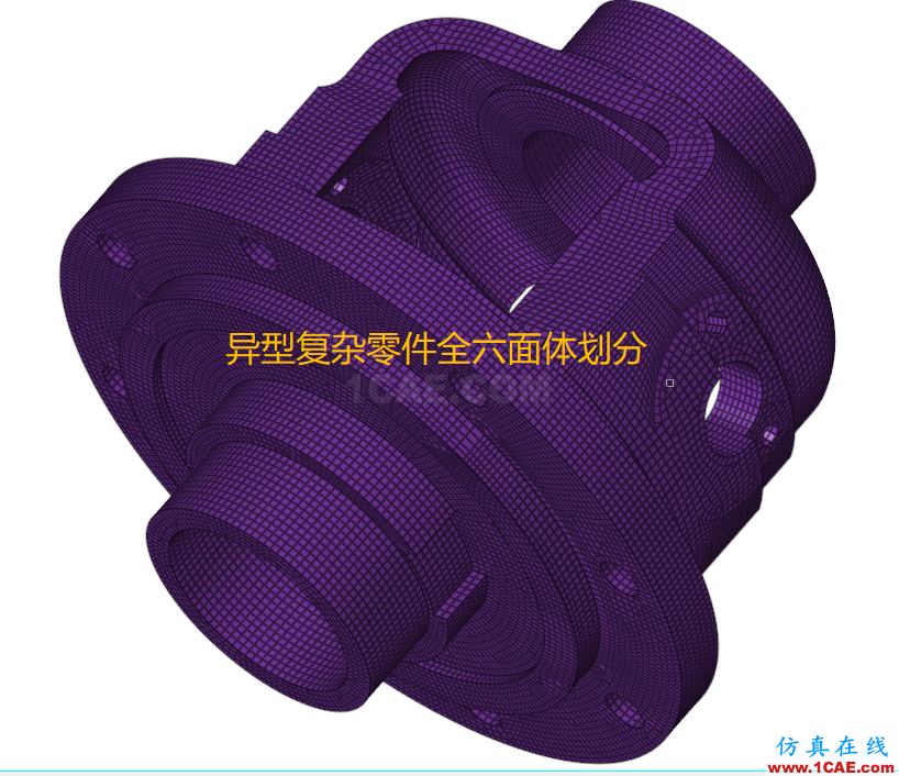 優質有限元網格劃分服務、高級網格劃分專項培訓服務hypermesh分析案例圖片11