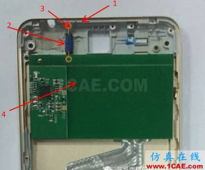 金屬機身智能手機FM收音頻段天線 設計方案（設計，安裝，仿真）HFSS分析圖片3
