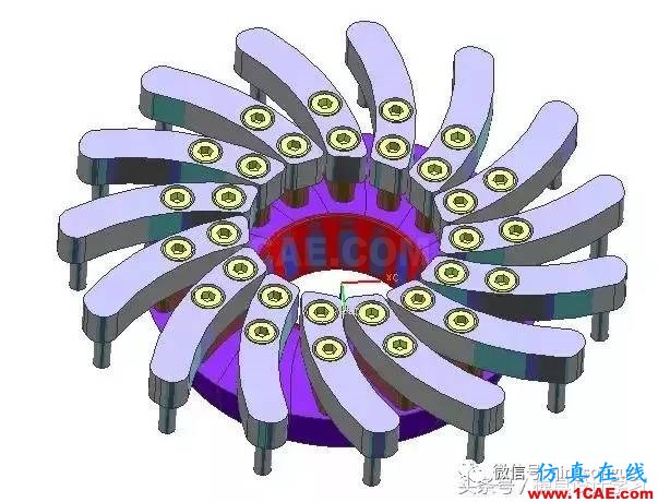 齒輪帶著十五個行位彎抽芯，這圖高清版ug設計圖片7
