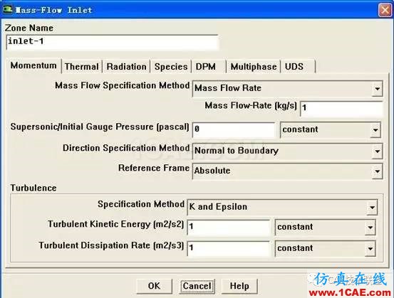 Fluent邊界條件設置fluent圖片4