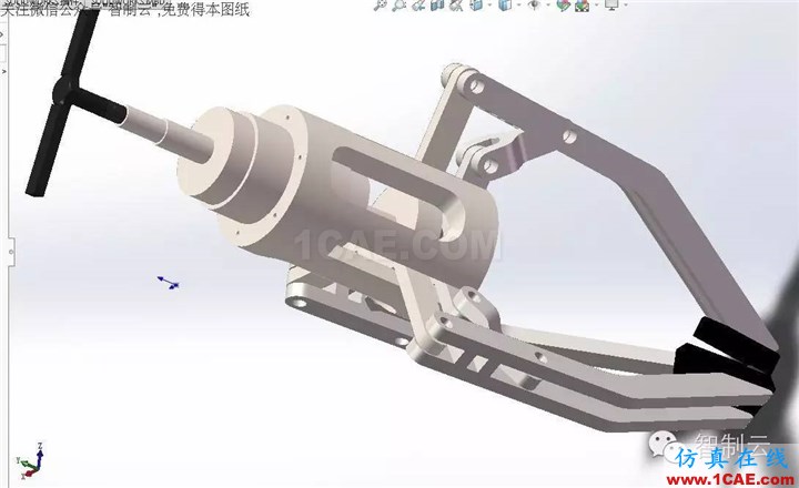 【工程機械】三爪夾持器三維建模圖紙 solidworks設計下載solidworks仿真分析圖片5