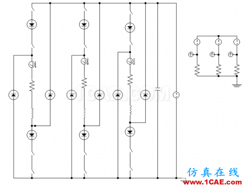 利用Maxwell仿真SM電機的外電路圖【轉】Maxwell分析圖片1