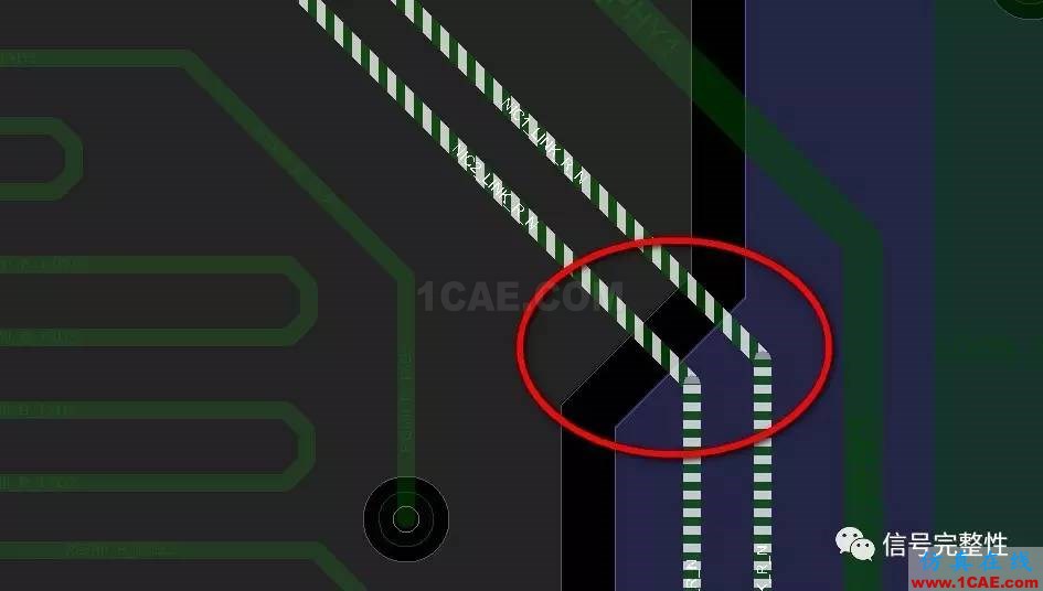 在高速電路設(shè)計中,如何應(yīng)對PCB設(shè)計中信號線的跨分割ansysem分析案例圖片2