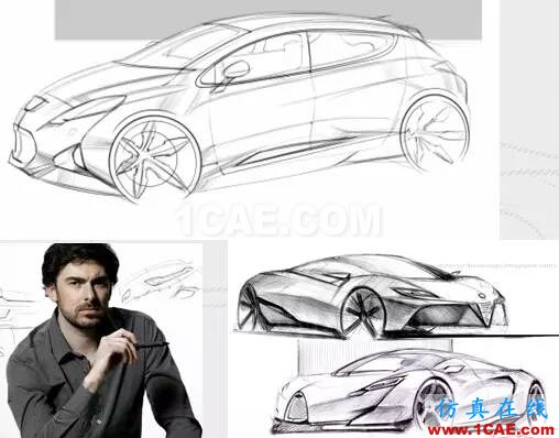 汽車形象草圖構思階段Catia技術圖片8