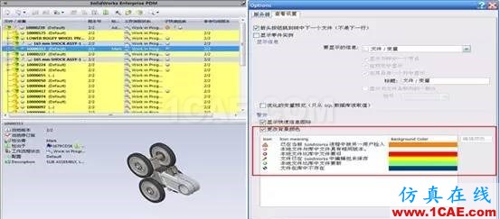 SolidWorks PDM與設計軟件的集成solidworks仿真分析圖片2