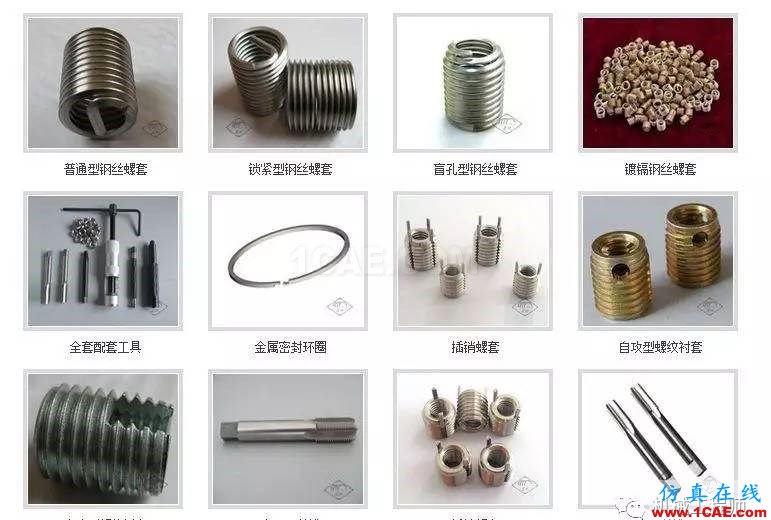 【專業積累】一文全懂——鋼絲螺套分類、應用、工藝和使用方法機械設計案例圖片3