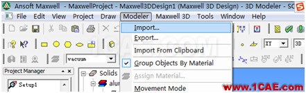 1 ANSYS Workbench與Ansoft Maxwell 電磁結構耦合 - yliuchengzhuy - yliuchengzhuy的博客 ANSYS Workbench與Ansoft Maxwell 電磁結構耦合案例Maxwell分析案例圖片7
