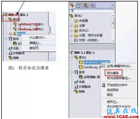SOLIDWORKSSimulation圖解應用教程——橫梁的力學分析solidworks simulation應用技術圖片5