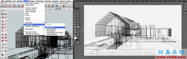 效果圖的藝術:用SketchUp, AutoCAD 和 Photoshop創造絕佳的水彩效果AutoCAD仿真分析圖片12
